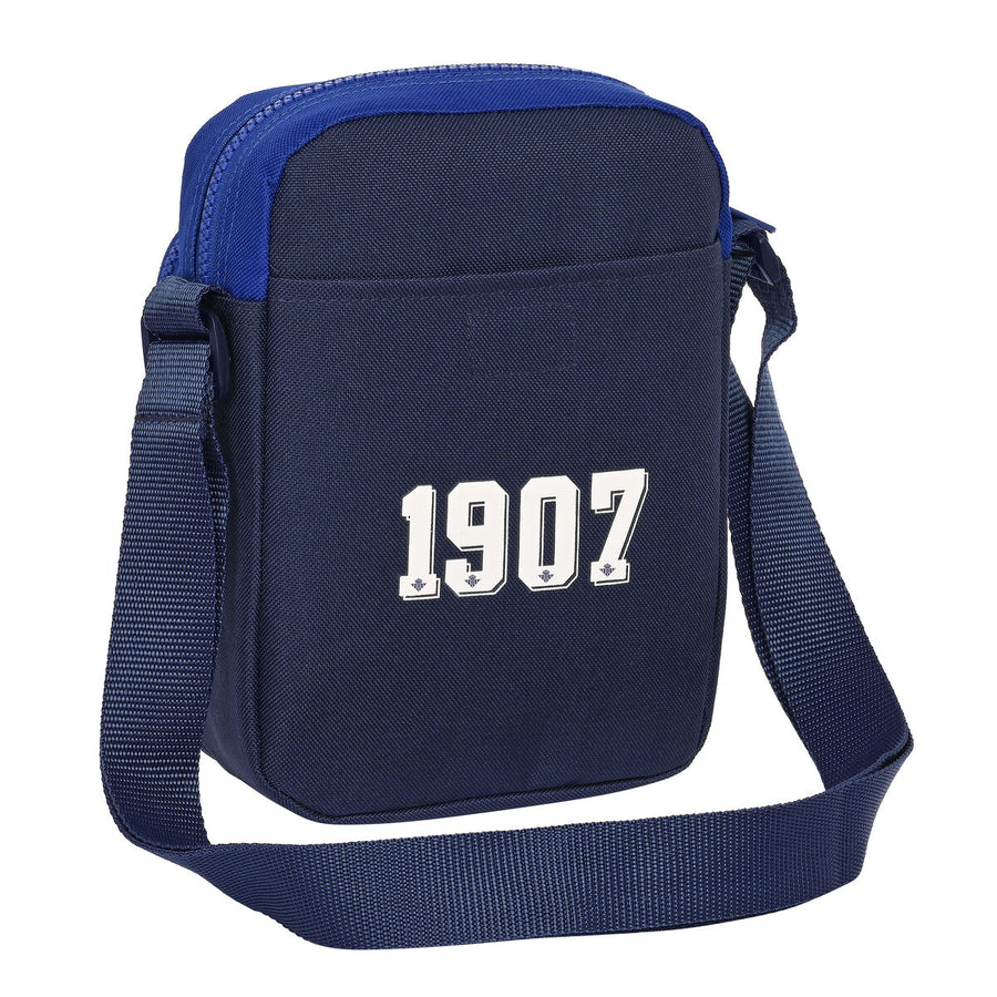 Bolso Bandolera Real Betis Balompié Azul (16 x 22 x 6 cm)