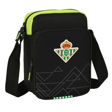 Umhängetasche Real Betis Balompié 16 x 22 x 6 cm Schwarz Neongrün