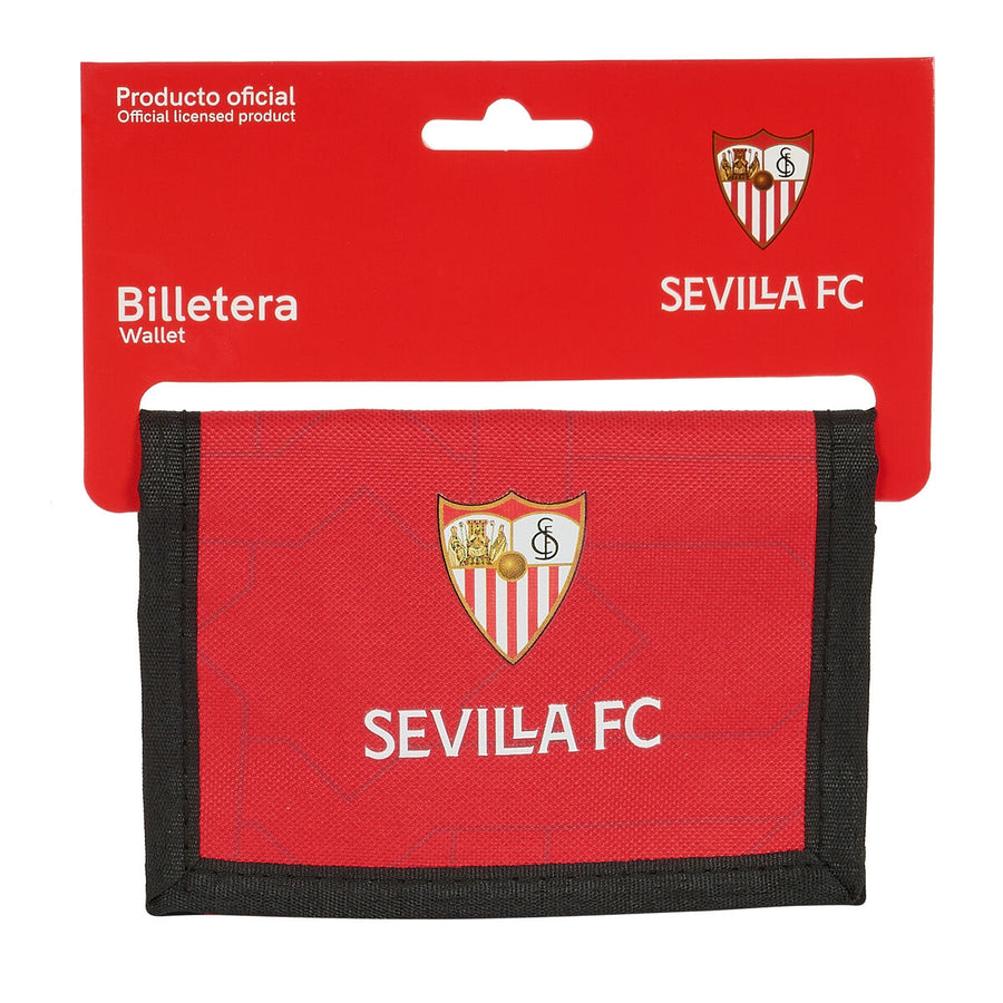 Bag Sevilla Fútbol Club Black Red 12.5 x 9.5 x 1 cm