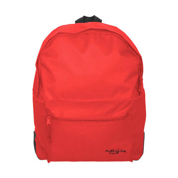 Lässiger Rucksack Multiline 34 x 44 x 14 cm Rot