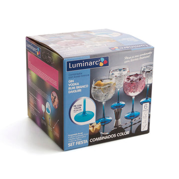 Cocktail-Set Luminarc Gin Bunt Glas 6 Stücke