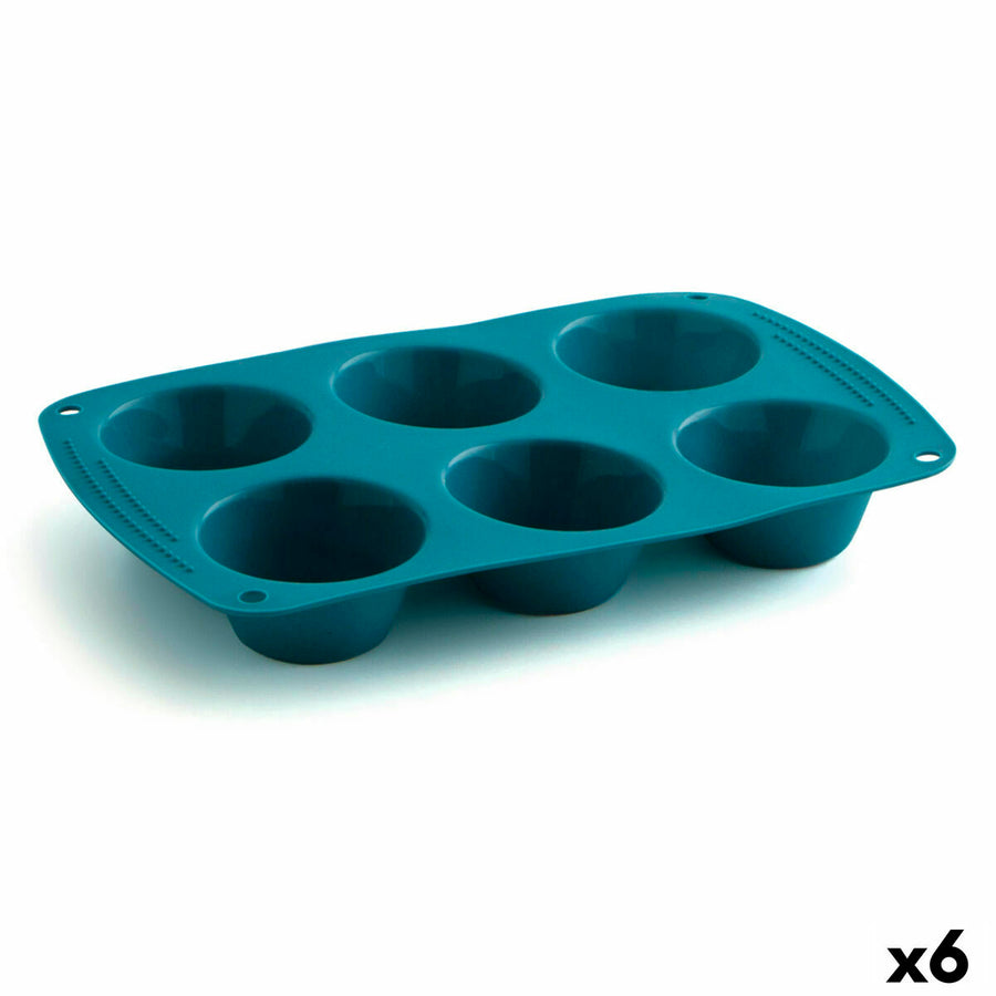 Molde para muffins Quid Silik One (26,5 x 16,6 cm) (Pack 6x)