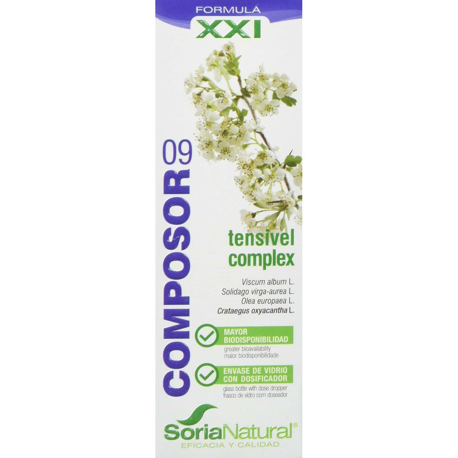 Nahrungsergänzungsmittel Soria Natural Composor 9 Tensivel Complex 50 ml