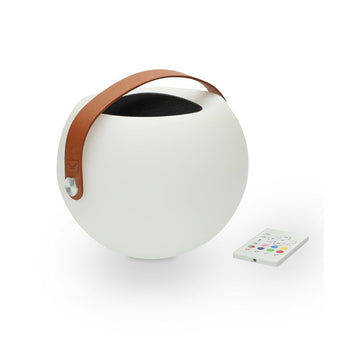 Bluetooth-Lautsprecher mit LED-Lampe KSIX Bubble Weiß Laptop