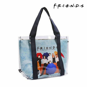 Handtasche Friends Henkel Blau