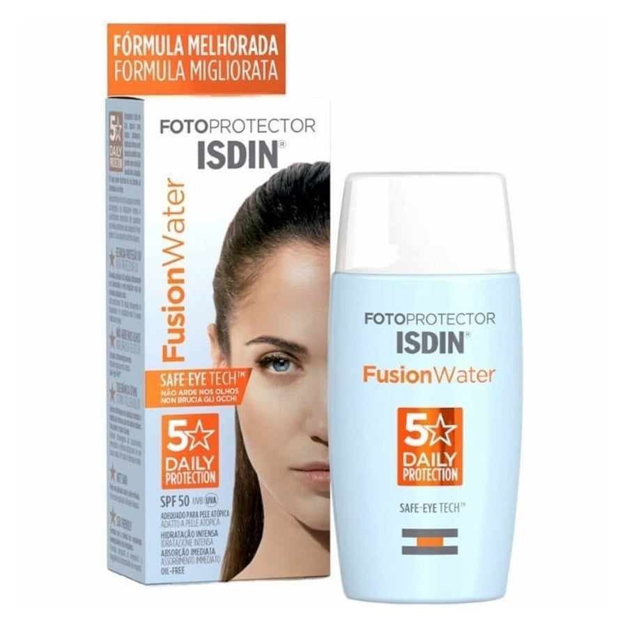 Sun protection cream for the face Isdin Fusion Water Spf 50 50 ml