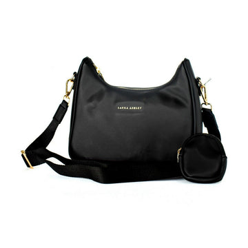 Damen Handtasche Laura Ashley CLARENCE-NOIR Schwarz (25 x 20 x 10 cm)