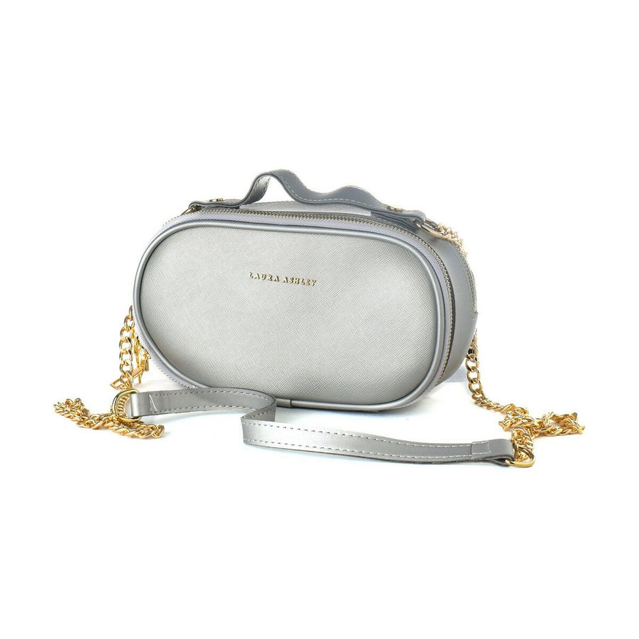 Damen Handtasche Laura Ashley GRS-BPG Grau (23 x 12 x 9 cm)