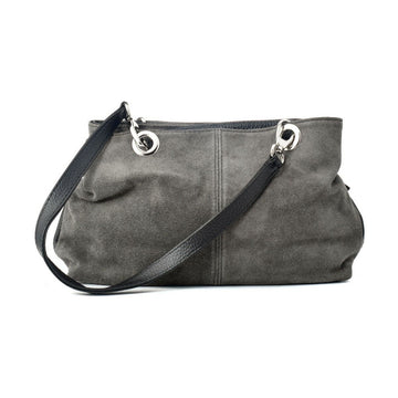 Damen Handtasche Lia Biassoni LIA-GR Grau (28 x 19 x 10 cm)