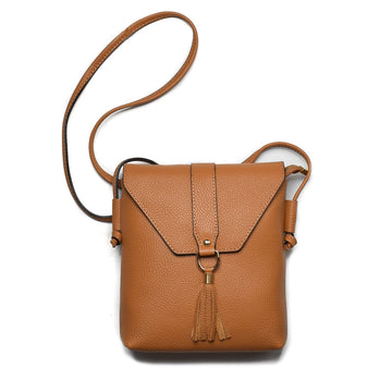 Damen Handtasche Anna Morellini WB210MRR-BROWN Braun (18 x 21 x 6 cm)