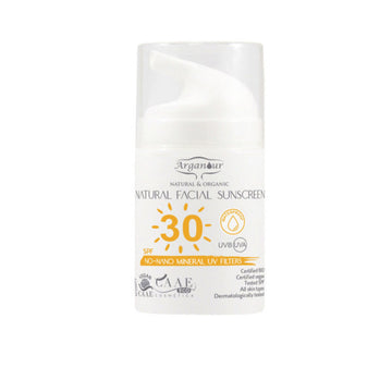 Sonnenschutzcreme für das Gesicht Natural & Organic Arganour (50 ml)