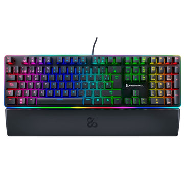 Gaming Tastatur Newskill NS-KB-SUIKO-BROWN Qwerty Spanisch