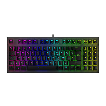 Gaming Tastatur Newskill NS-KB-CHRONOS-BLUE Qwerty Spanisch