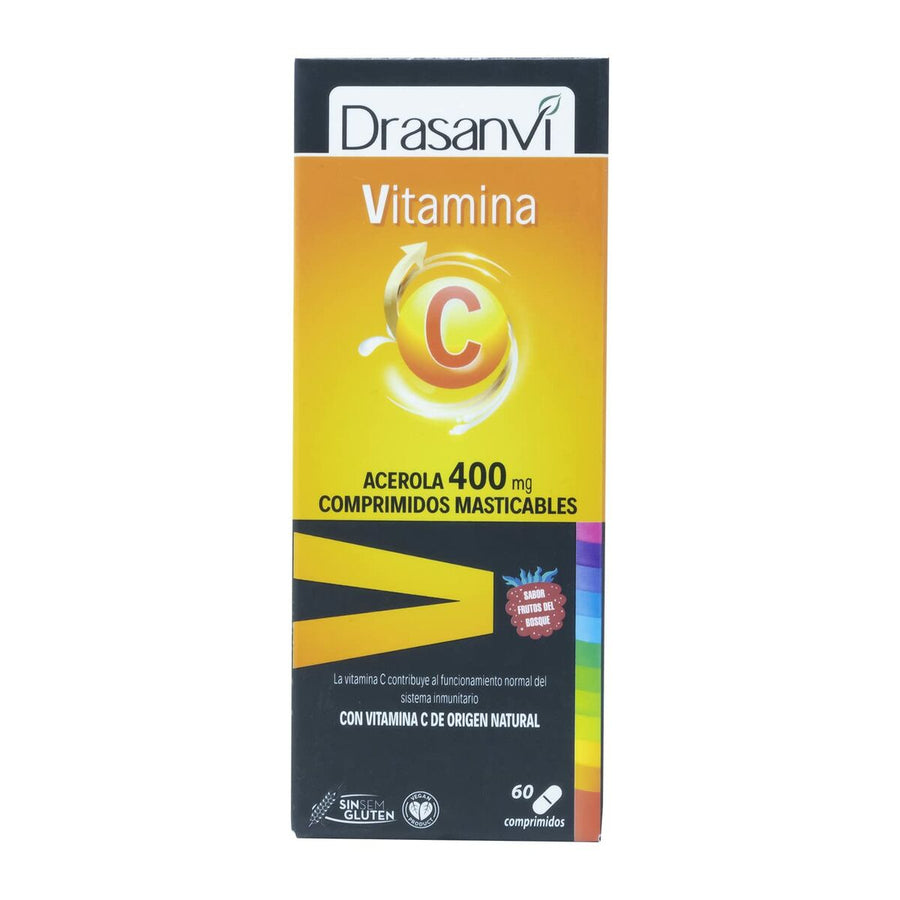 Nahrungsergänzungsmittel Drasanvi    Vitamin C 60 Stück Waldbeeren