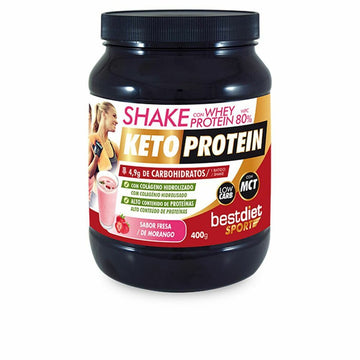 Schütteln Keto Protein Shake Erdbeere Protein (400 g)