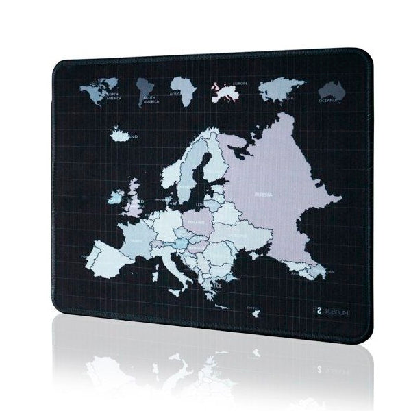 Mousepad Subblim SUB-MP-01PUW10 L Black