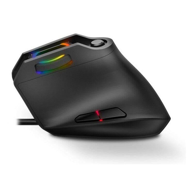 Ratón gaming LED Krom Kaox 6400 dpi RGB Negro