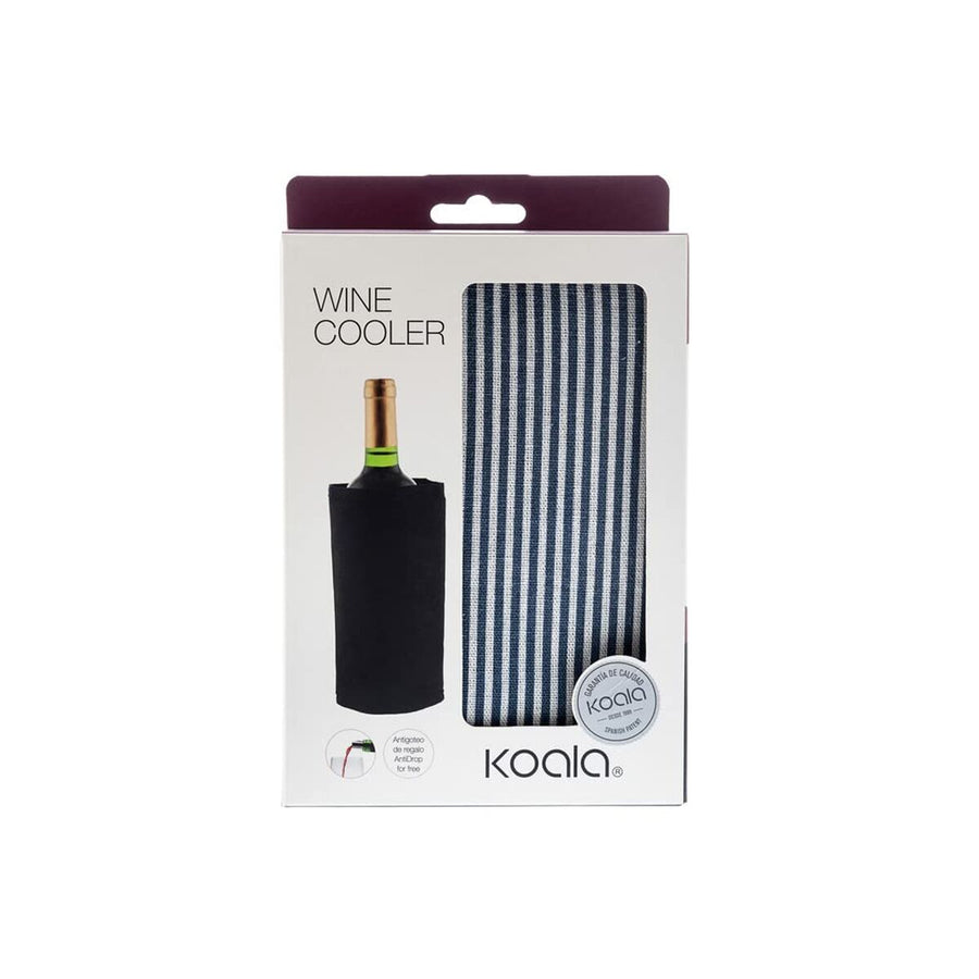 Bottle cooler Koala stripes textile two-tone (40 x 20 cm)