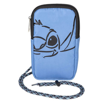 Handytasche Stitch Blau 10,5 x 18 x 1 cm