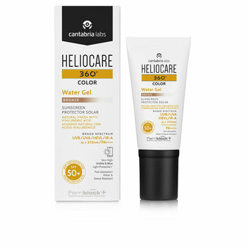 Sonnenschutz mit Farbe Heliocare 360º Gel Bronze 50 ml Spf 50