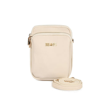 Damen Handtasche Beverly Hills Polo Club 668BHP0112 Beige (13 x 18 x 4 cm)