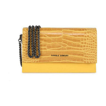 Damen Handtasche Laura Ashley DUDLEY-CROCO-YELLOW Gelb (22 x 12 x 5 cm)