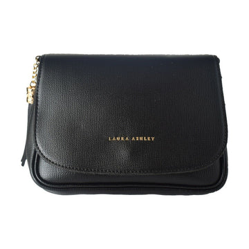 Damen Handtasche Laura Ashley NOVELLO-BLACK Schwarz (22 x 16 x 7 cm)