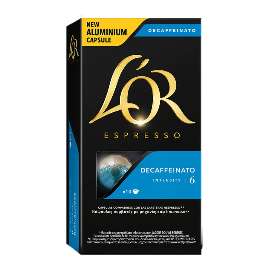 Cápsulas de café L'Or Descaffeinato 6 (10 uds)