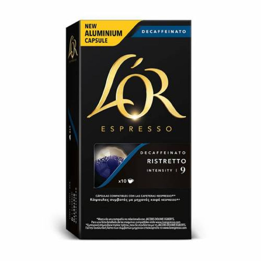 Kaffeekapseln L'Or Ristretto 9 Entkoffeiniert (10 uds)