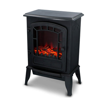 Dekorativer elektrischer Wandkamin Classic Fire Torino Schwarz 2000 W