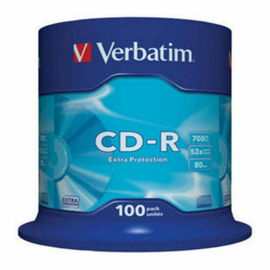 CD-R Verbatim 43411 52x 700 MB (Reacondicionado D)