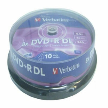 DVD-R Verbatim    8,5 GB 8x 10 pcs 10 Stück 8,5 GB 8x