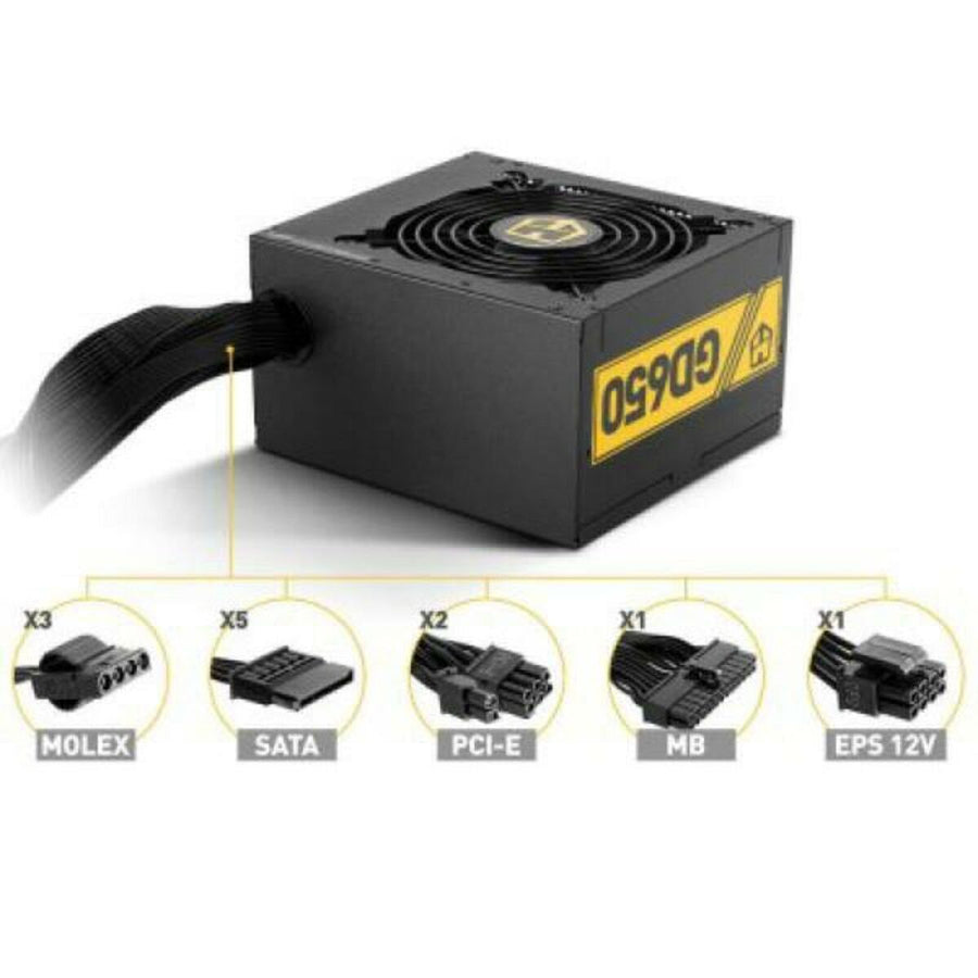 Fuente de alimentación NOX Hummer GD650 80 Plus ORO 650W 650W