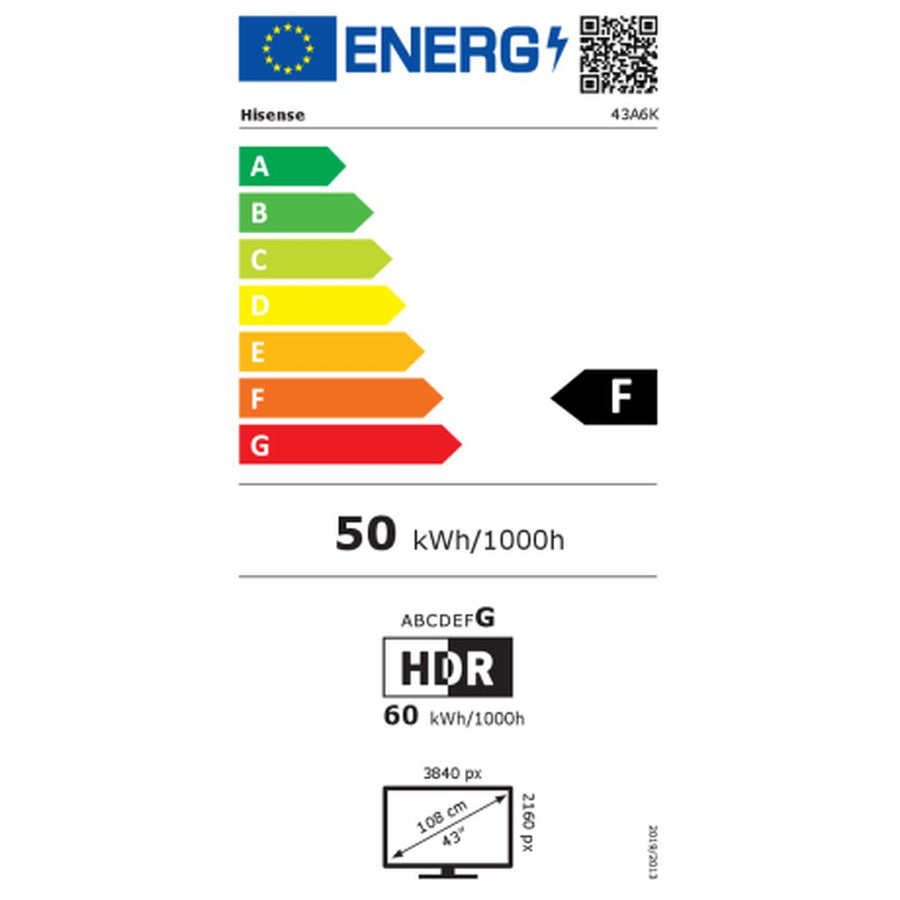 Smart TV Hisense 43A6K LED 4K Ultra HD 43