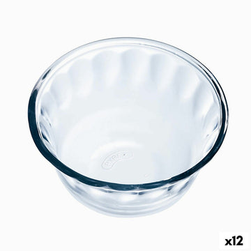 Törtchenform Pyrex Classic rund Durchsichtig 10 x 10 x 5 cm (12 Stück)