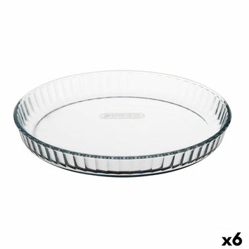 Backform Pyrex Classic Vidrio rund Eben 27,7 x 27,7 x 3,5 cm Durchsichtig (6 Stück)