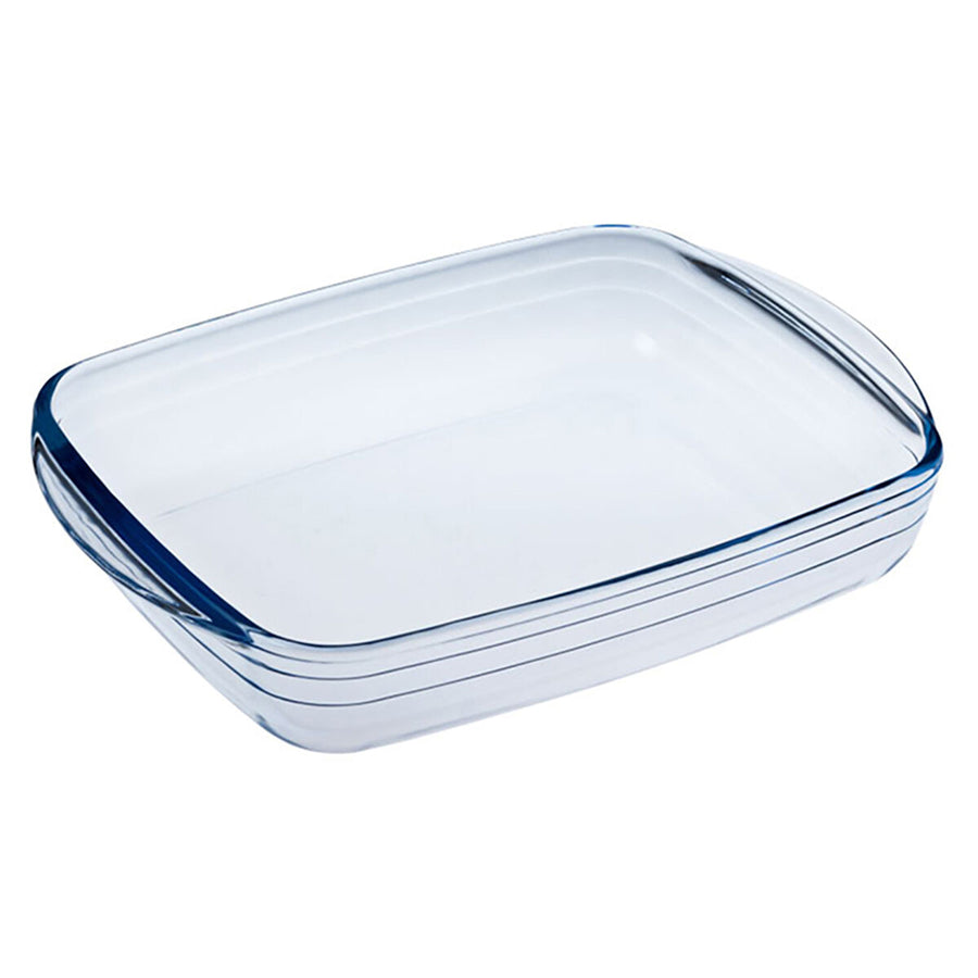 Baking mold Ô Cuisine Ocuisine Vidrio rectangular transparent glass 28 x 20 x 5 cm (6 pieces)