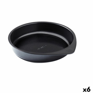 Backform Pyrex Magic rund Schwarz Ø 26 cm (6 Stück)