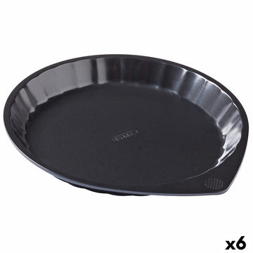 Backform Pyrex Magic rund Schwarz Eben Ø 30 cm (6 Stück)