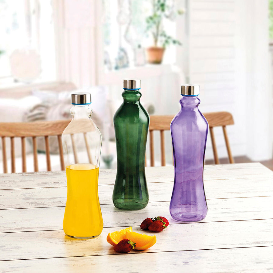 Flasche Quid Habitat Durchsichtig Glas (1 L) (6 Stück)