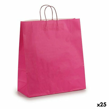 Papiertaschen Rosa 16 x 57,5 x 46 cm (25 Stück)