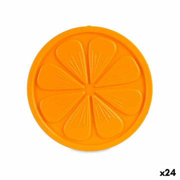 Kältespeicher Orange Kunststoff 250 ml 17,5 x 1,5 x 17,5 cm (24 Stück)