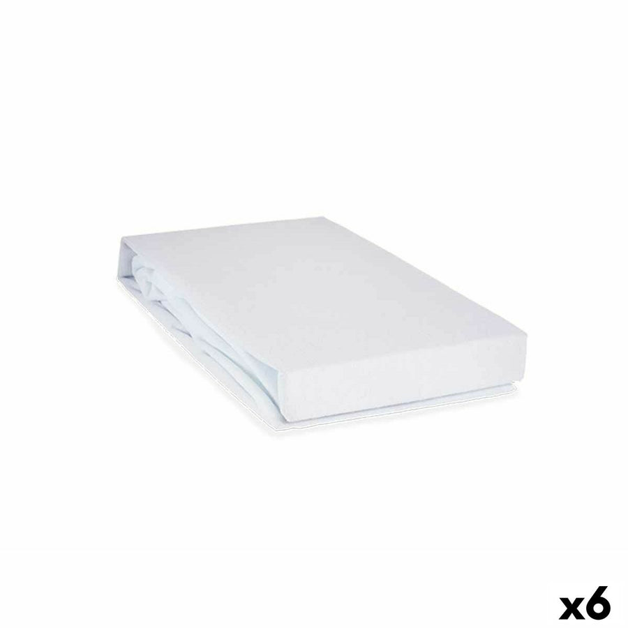 Mattress protector white 200 x 150 cm (6 pieces)