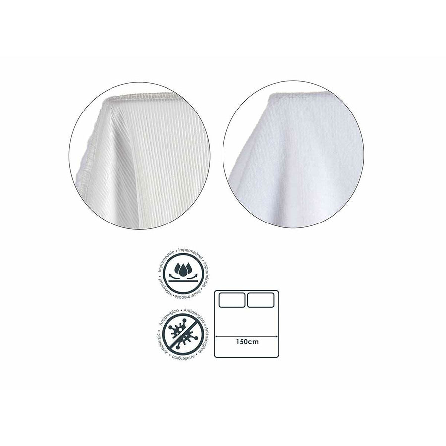 Mattress protector white 200 x 150 cm (6 pieces)