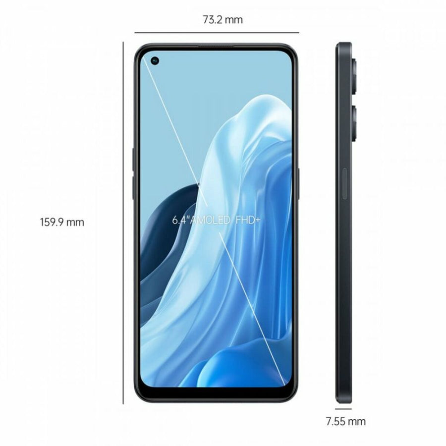 Smartphone Oppo Reno8 Lite 5G Schwarz 128 GB 6,43