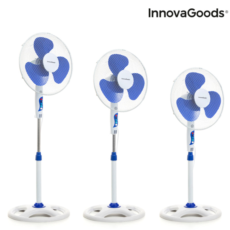 Freestanding fan InnovaGoods IG814250 Blue 50 W (Restored C)