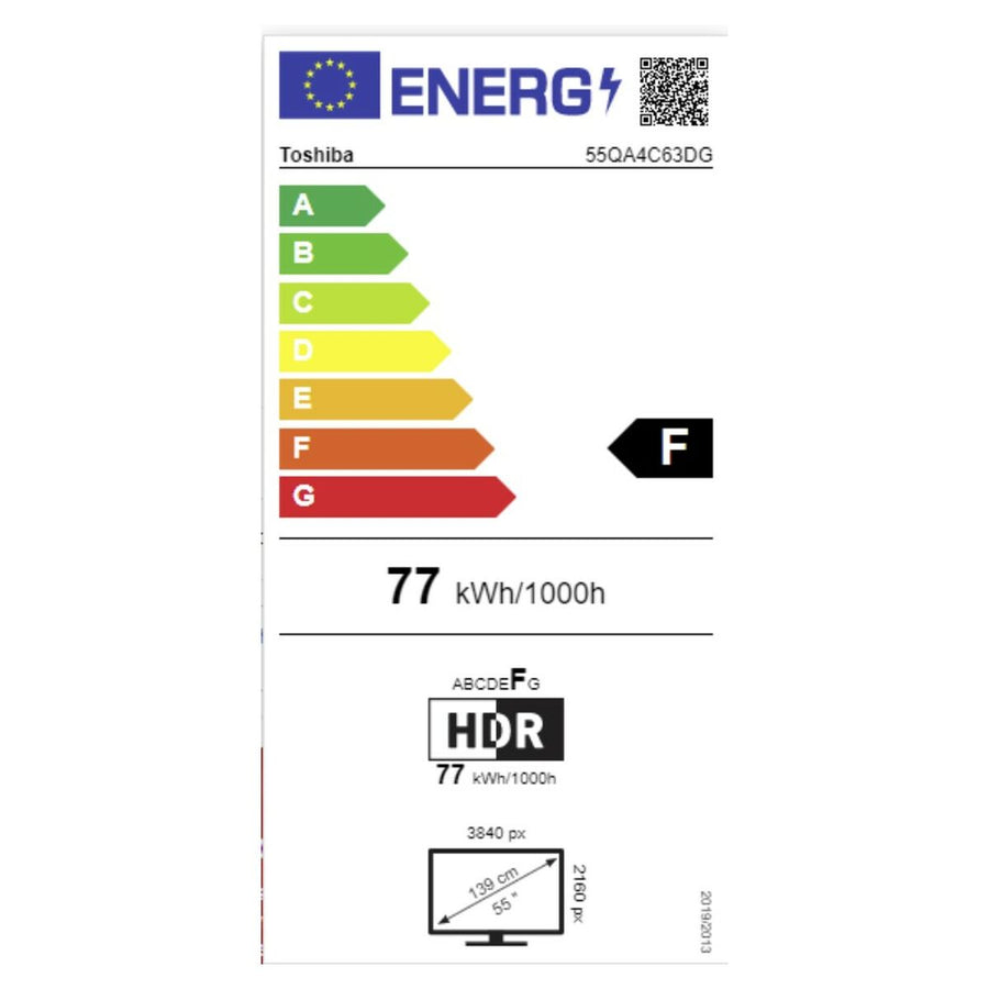 Smart TV Toshiba 55QA4C63DG 55