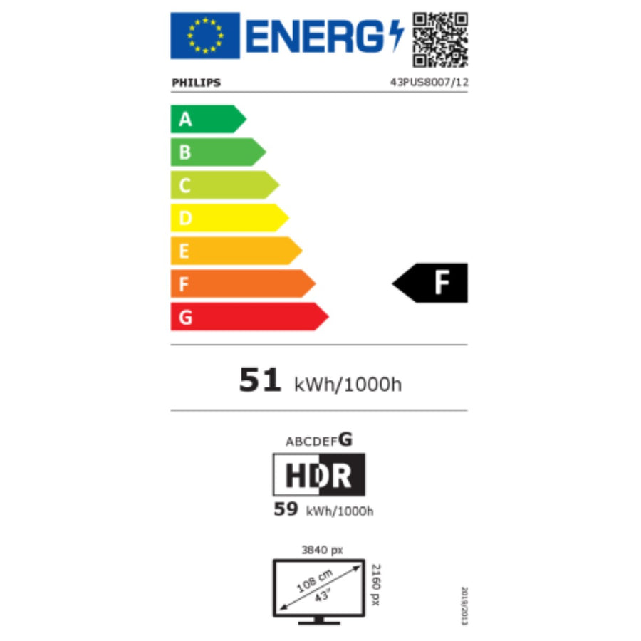 Smart TV Philips 43PUS8007 43